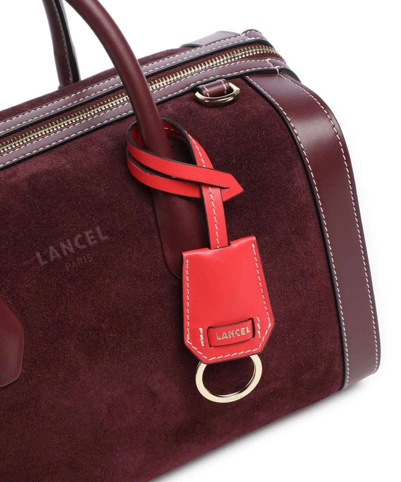 Lancel BCBG Bowling M Handtasche cassis