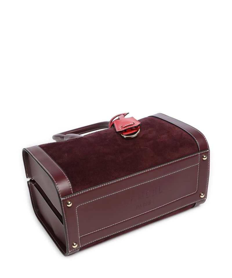Lancel BCBG Bowling M Handtasche cassis