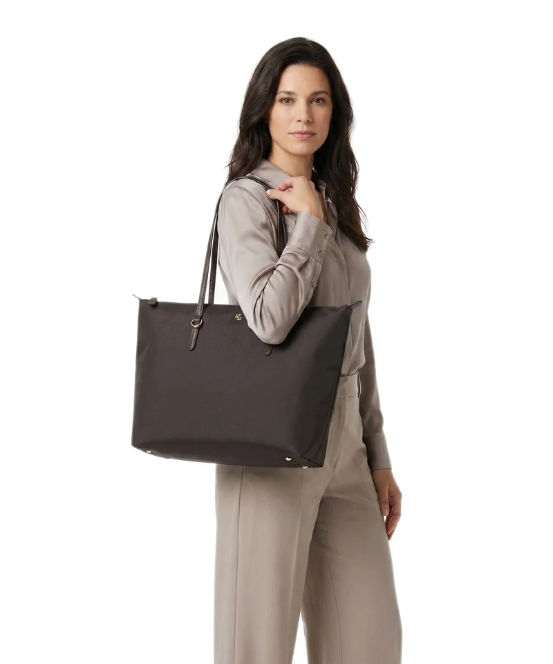 Lauren Ralph Lauren Keaton 26 Shopper chestnut brown