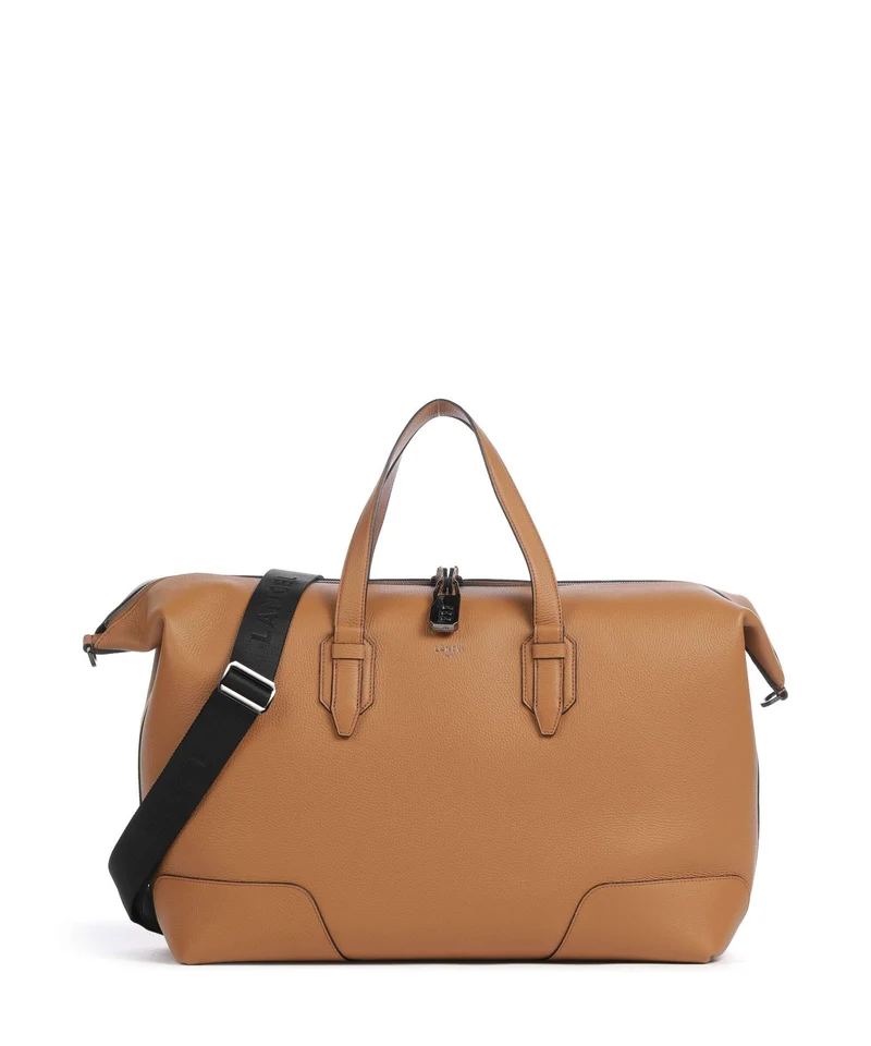 Lancel Charlie Weekender camel
