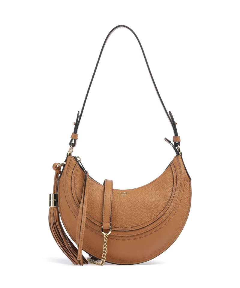 Lancel Hobohème S Schultertasche camel