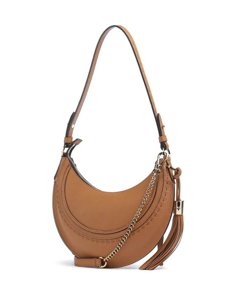 Lancel Hobohème S Schultertasche camel