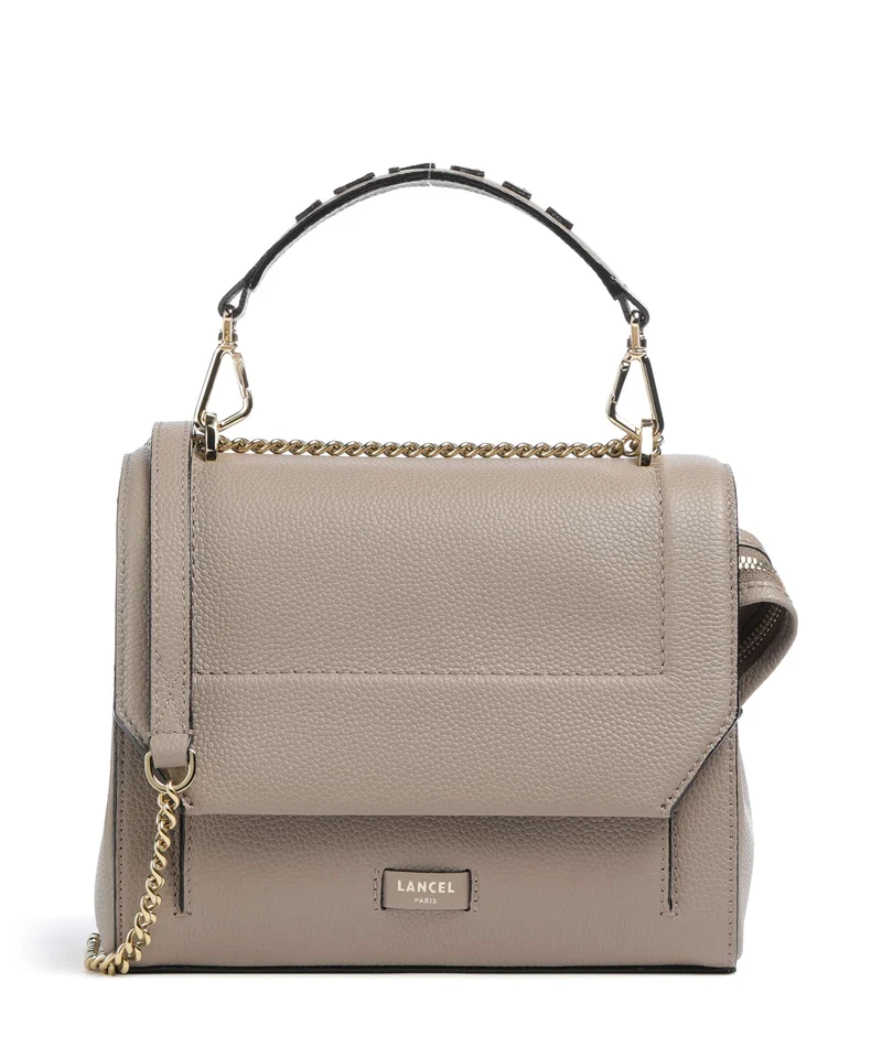 Lancel Ninon M Schultertasche pebble