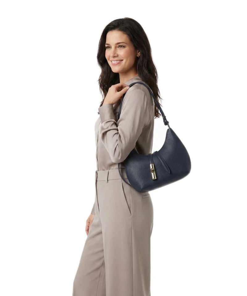 Furla Goccia S Schultertasche blu reale