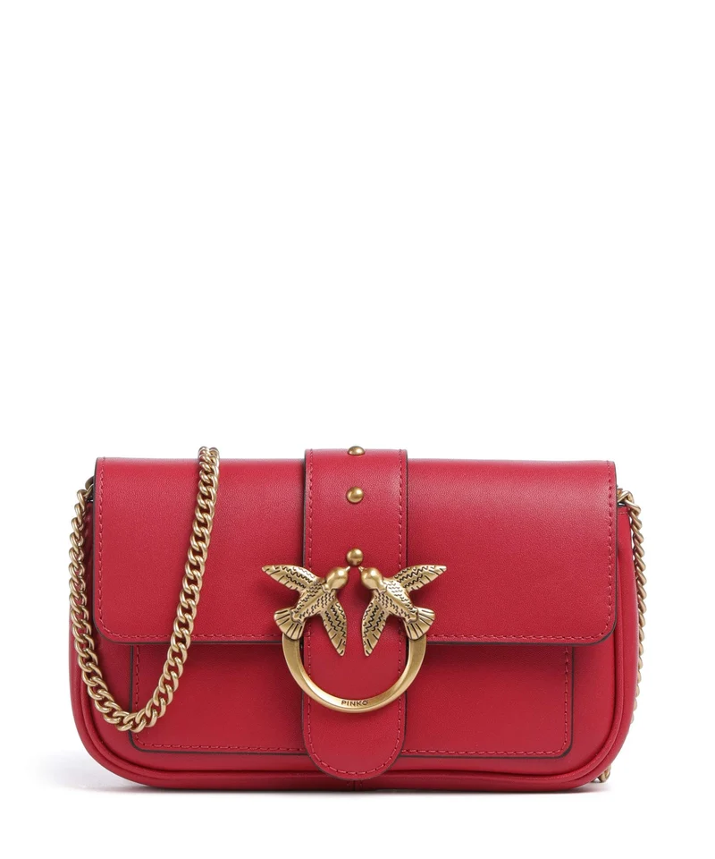 Pinko Love One Pocket Geldbörse rosso rio/antique gold