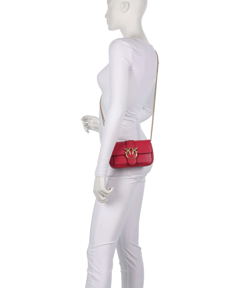 Pinko Love One Pocket Geldbörse rosso rio/antique gold