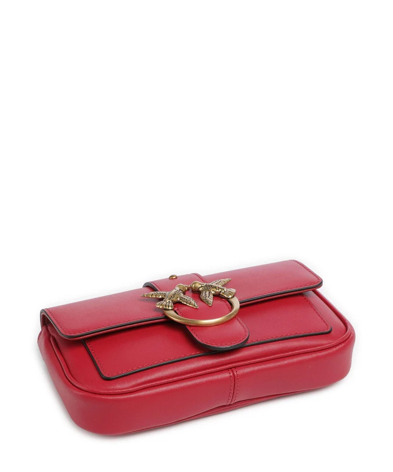 Pinko Love One Pocket Geldbörse rosso rio/antique gold