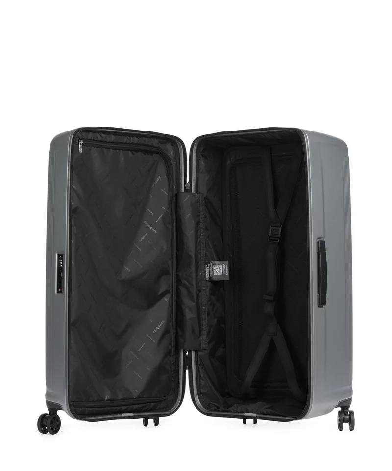 Samsonite Nuon 4-Rollen Trolley matt silver