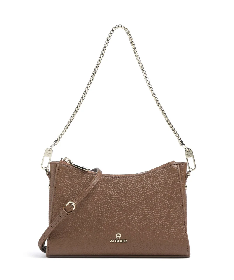 Aigner Ivy S Schultertasche saddle brown