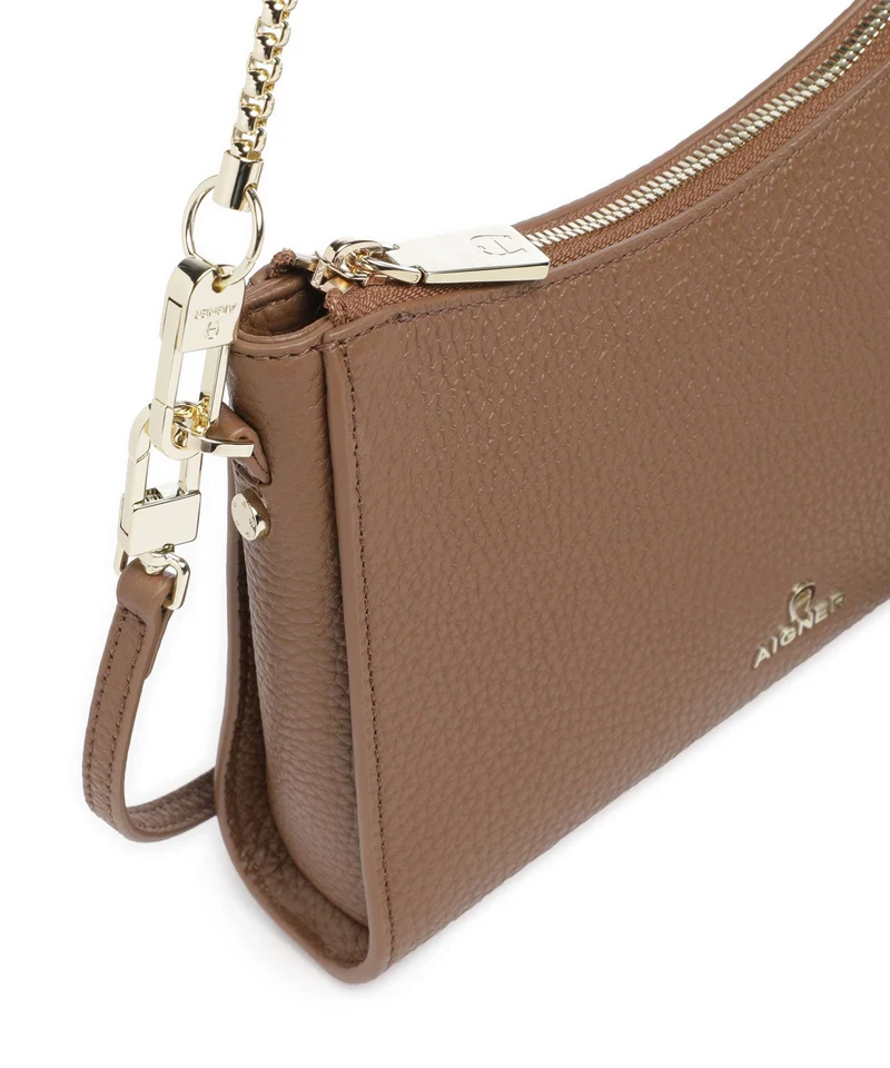 Aigner Ivy S Schultertasche saddle brown