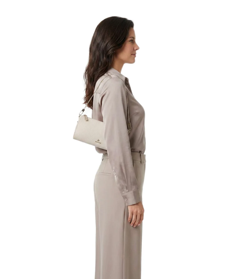 Aigner Ivy S Schultertasche fog beige