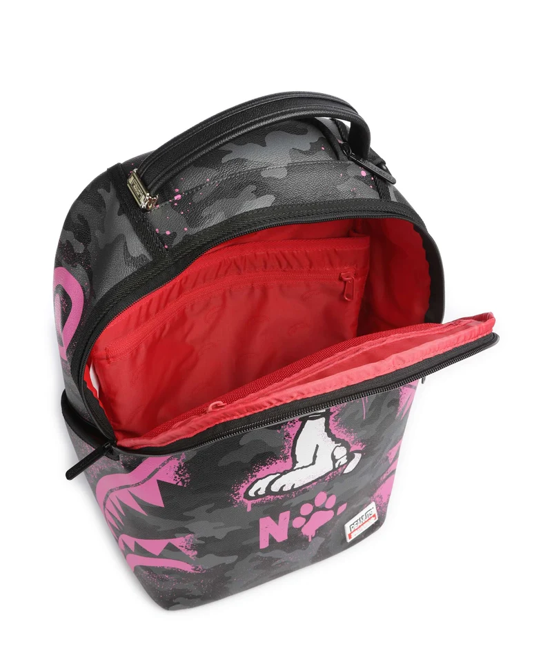 Sprayground Snoopy Pink Stencil Rucksack multicolour