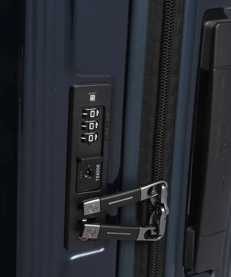 Samsonite Nuon 4-Rollen Trolley metallic dark blue