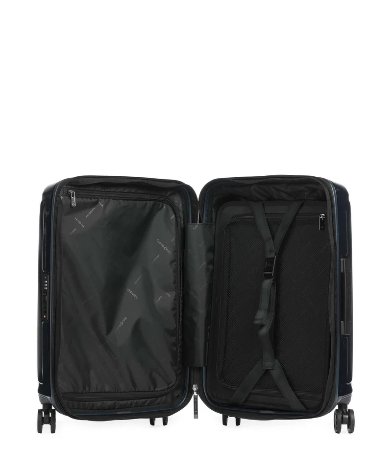 Samsonite Nuon 4-Rollen Trolley metallic dark blue