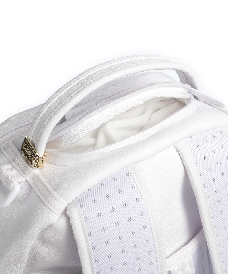 Sprayground Gold Brick Luxe White Rucksack white