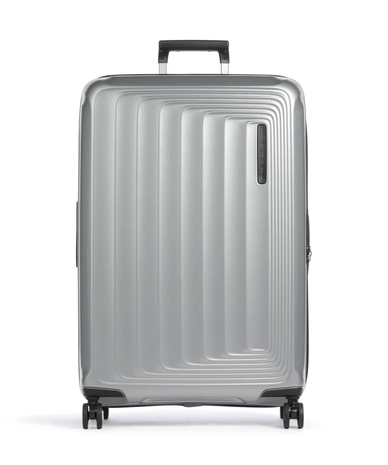 Samsonite Nuon 4-Rollen Trolley matt silver
