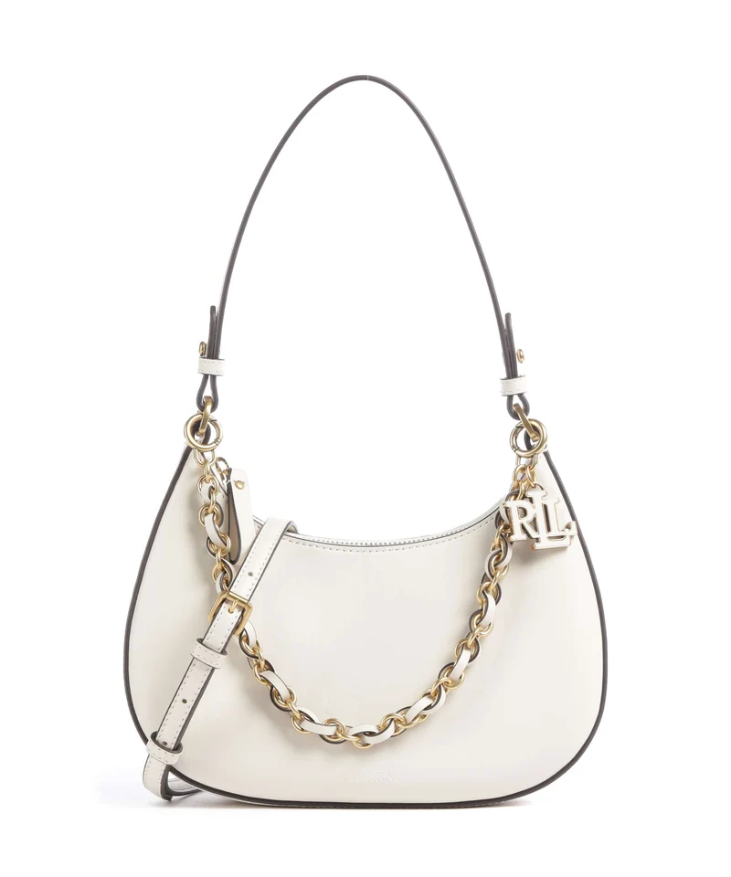 Lauren Ralph Lauren Marcy Medium Schultertasche soft white