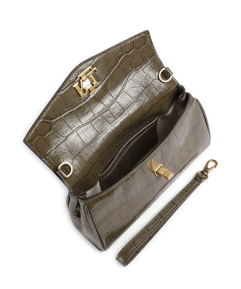 Lauren Ralph Lauren Tanner Large Umhängetasche botanic green