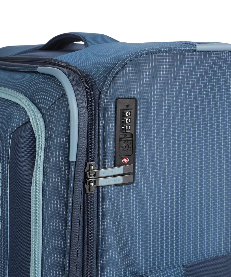 Travelite Corsiica 4-Rollen Trolley blue