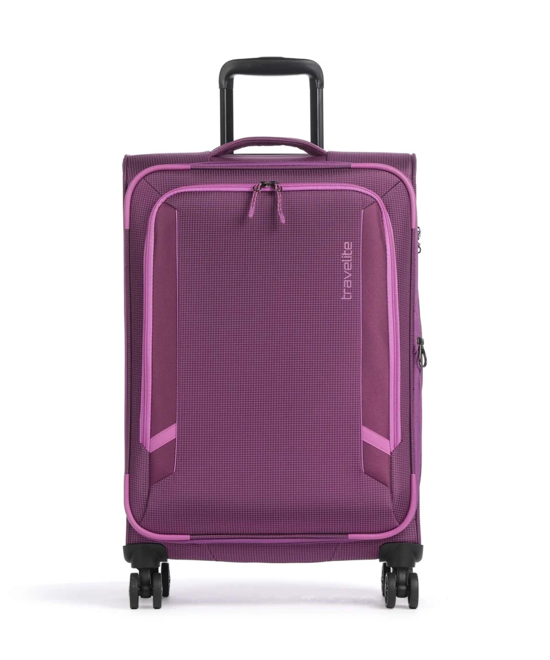 Travelite Corsiica 4-Rollen Trolley pink