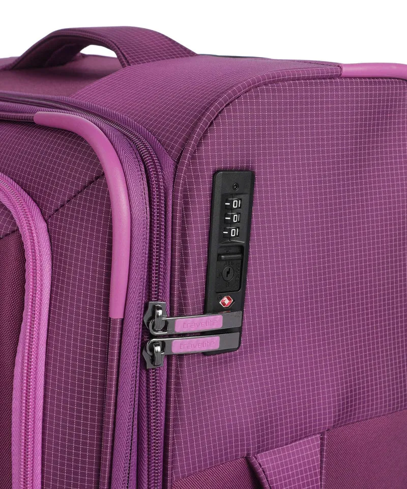 Travelite Corsiica 4-Rollen Trolley pink