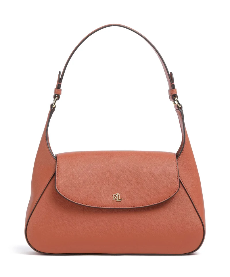Lauren Ralph Lauren Schylar Medium Schultertasche red terracotta