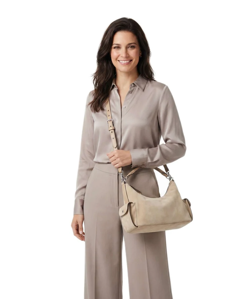 Lauren Ralph Lauren Blaike Small Schultertasche tan
