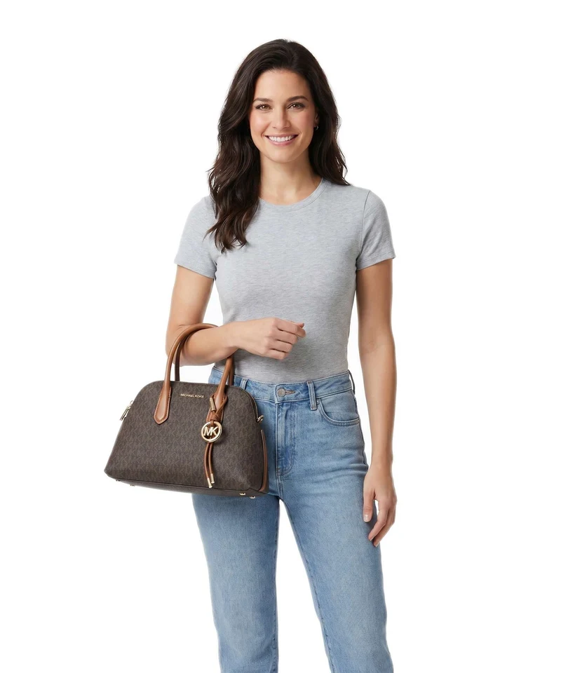 Michael Kors Freddie Medium Handtasche brown/acorn