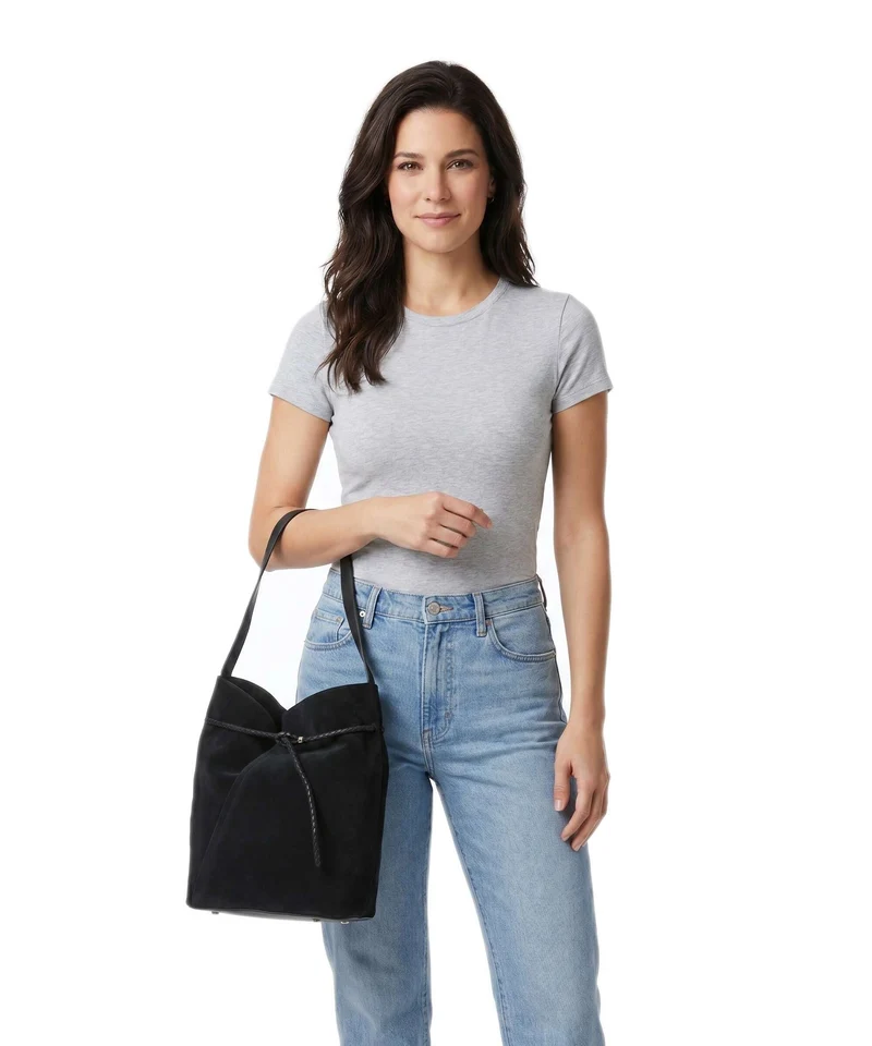 BOSS Revers Bucket Handtasche black