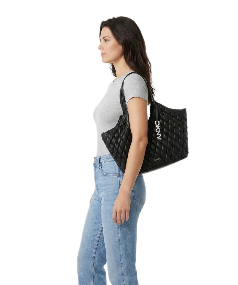 DKNY Paula Medium Shopper black/silver