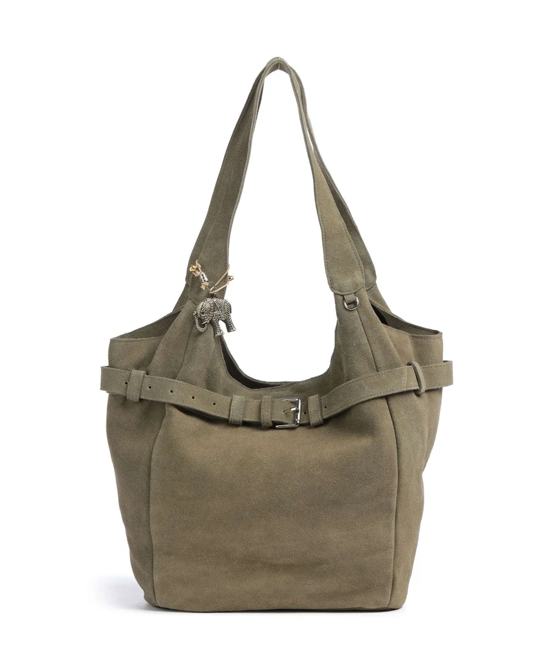 Anokhi Beuteltasche olive