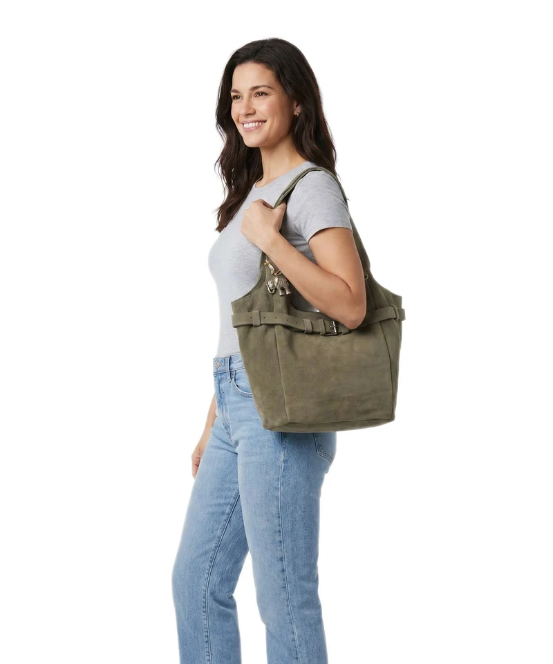 Anokhi Beuteltasche olive
