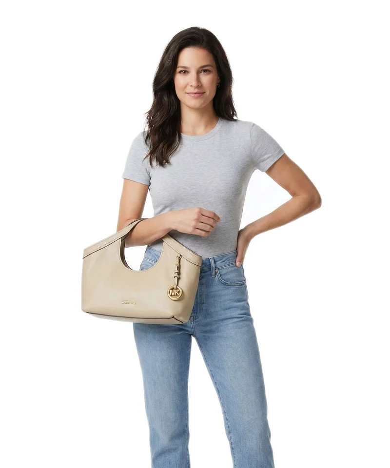 Michael Kors Haddie Medium Handtasche khaki