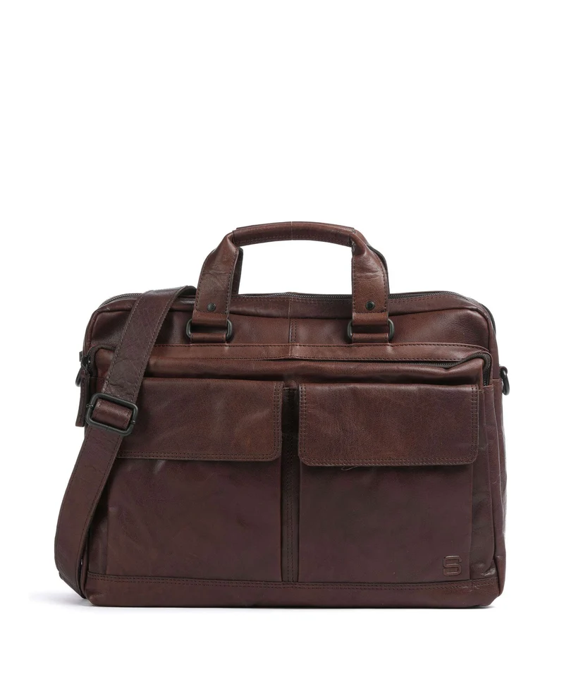 Spikes & Sparrow Bronco Aktentasche dunkelbraun