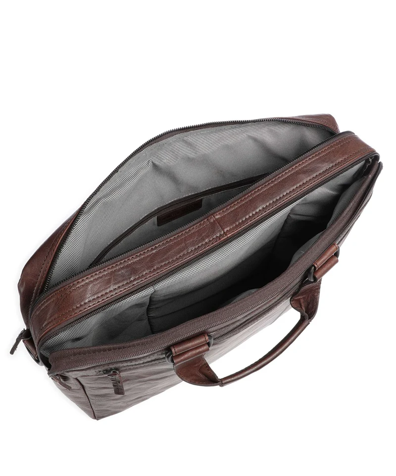 Spikes & Sparrow Bronco Aktentasche dunkelbraun