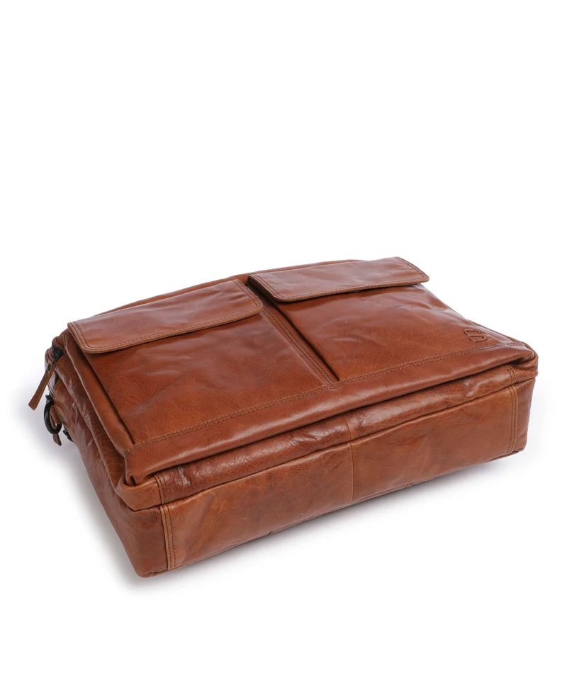 Spikes & Sparrow Bronco Aktentasche cognac