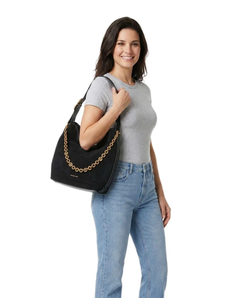 Michael Kors Nolita Large Beuteltasche black