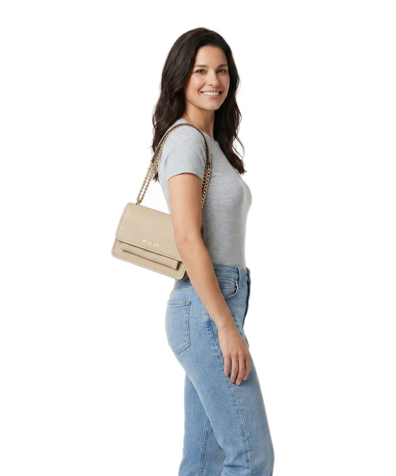 Michael Kors Claire Small Schultertasche khaki
