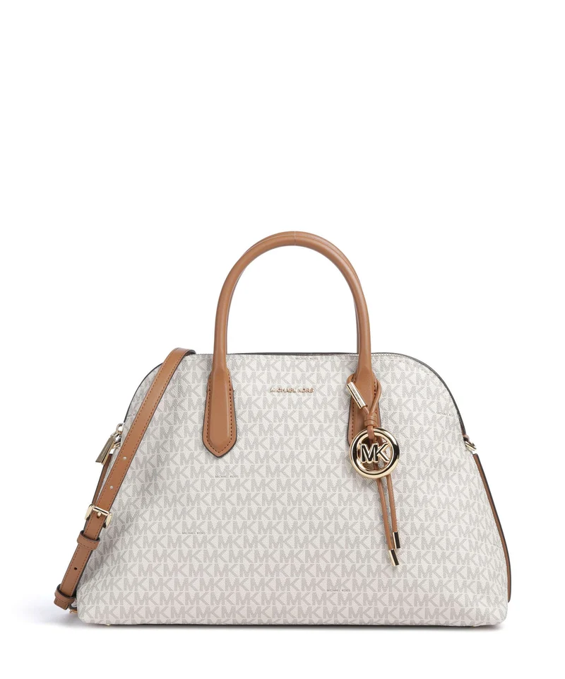 Michael Kors Freddie Large Handtasche vanilla/acorn