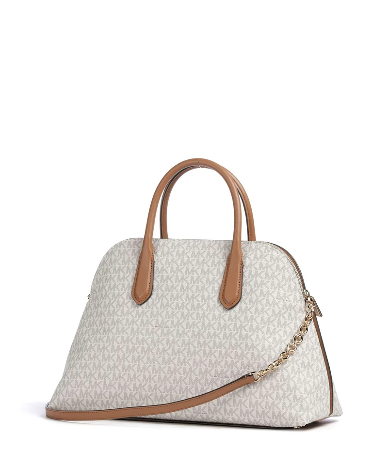 Michael Kors Freddie Large Handtasche vanilla/acorn