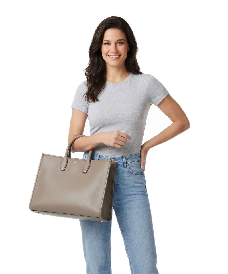 BOSS Sandy Handtasche brown overflow
