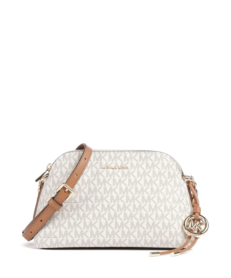 Michael Kors Freddie Small Umhängetasche vanilla/acorn