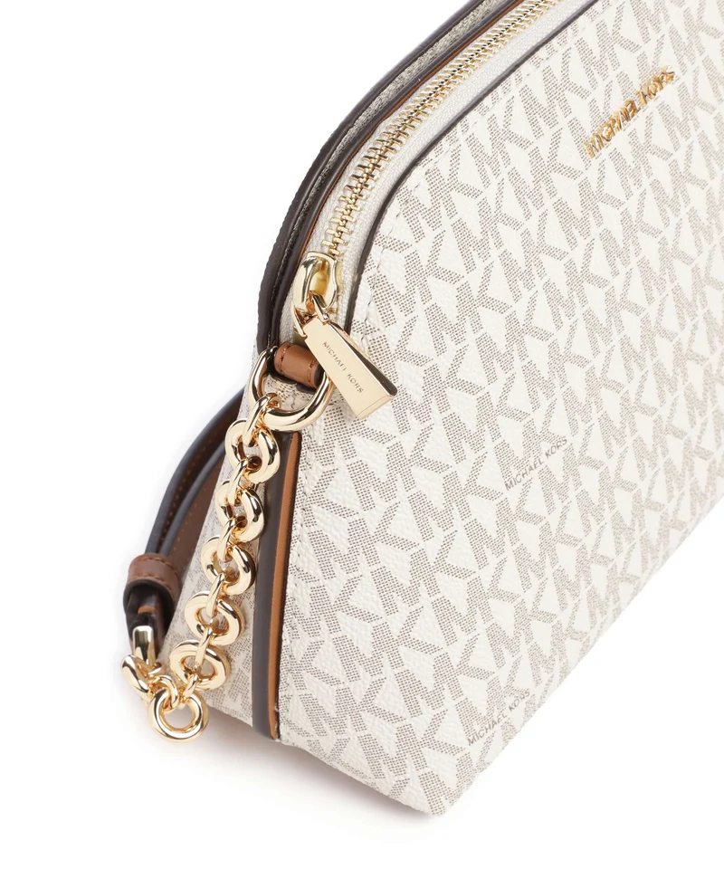 Michael Kors Freddie Small Umhängetasche vanilla/acorn