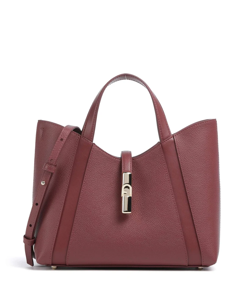 Furla Goccia S Handtasche red apple