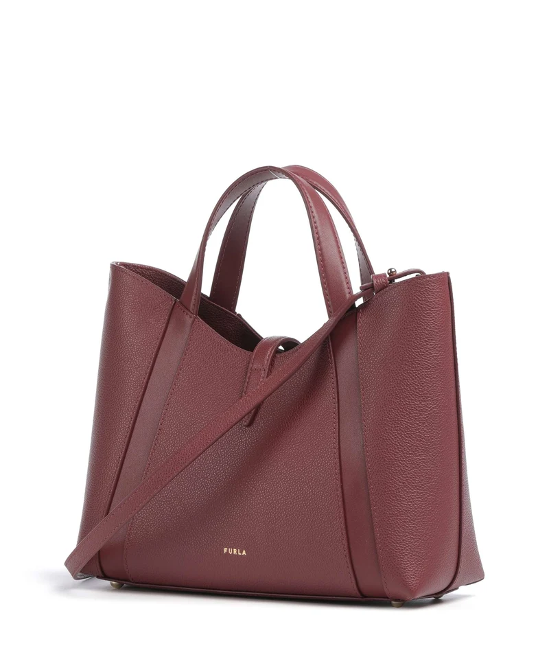 Furla Goccia S Handtasche red apple