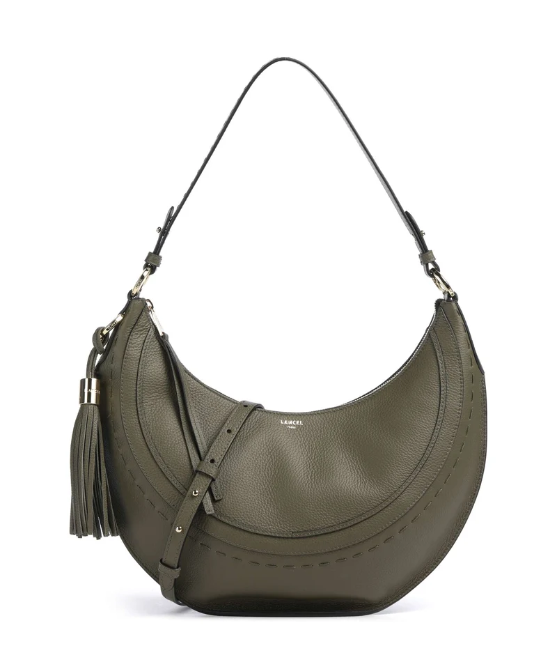 Lancel Hobohème M Beuteltasche dark khaki