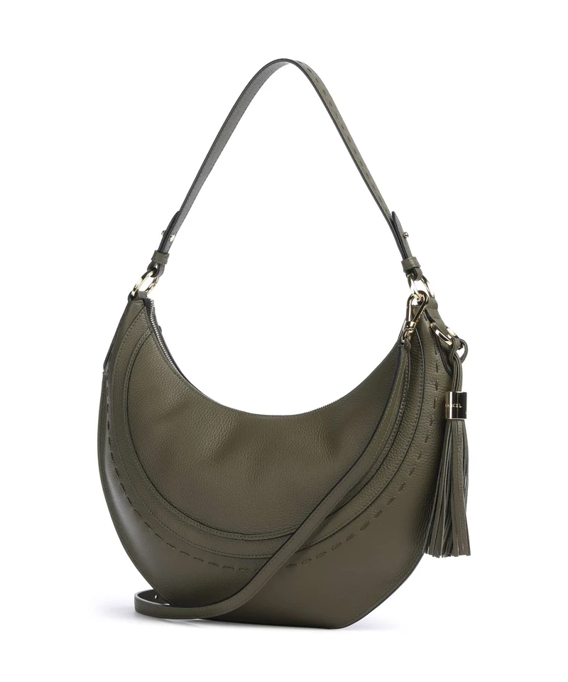 Lancel Hobohème M Beuteltasche dark khaki
