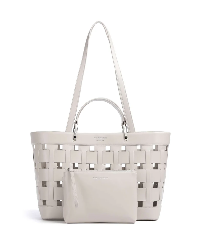 Emporio Armani My EA M Shopper silver gray