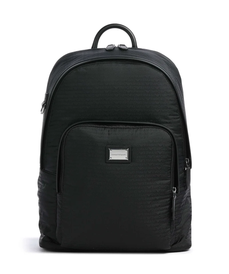 Emporio Armani Monogram Rucksack black beauty