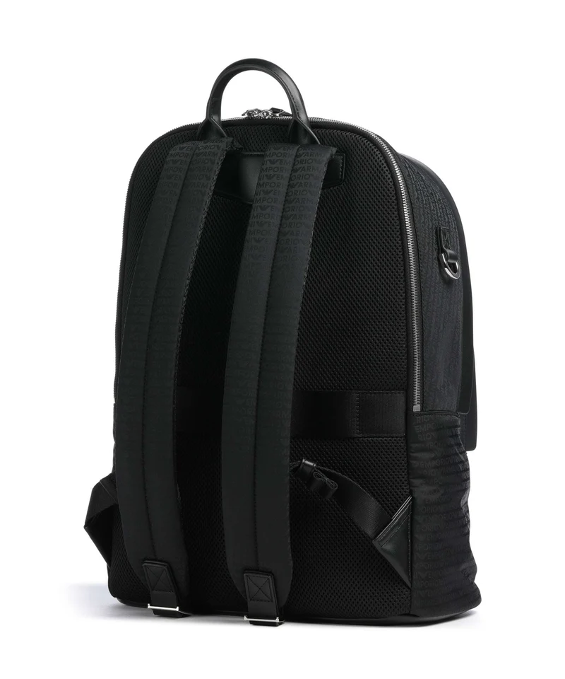 Emporio Armani Monogram Rucksack black beauty